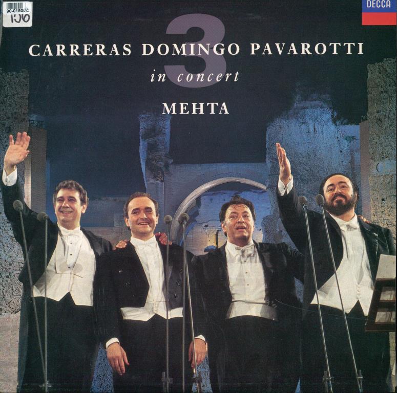 Carreras Domingo Pavarotti in concert