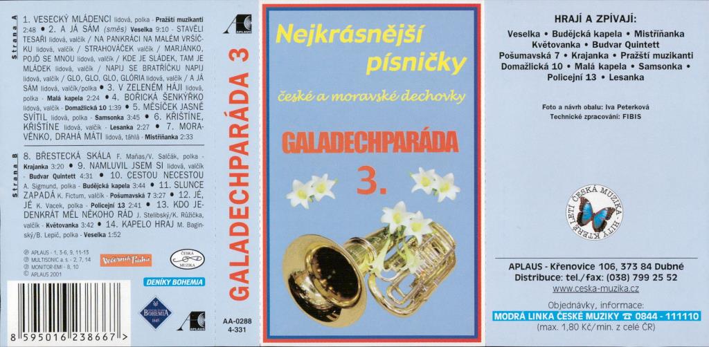 Nejslavnější písničky galadechparáda 3; 
