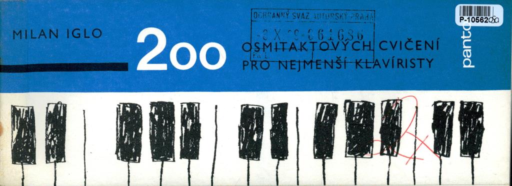 200 osmitaktových cvíčení pro nejmenší klavíristy