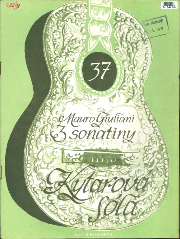 3 sonatiny - Kytarová sola