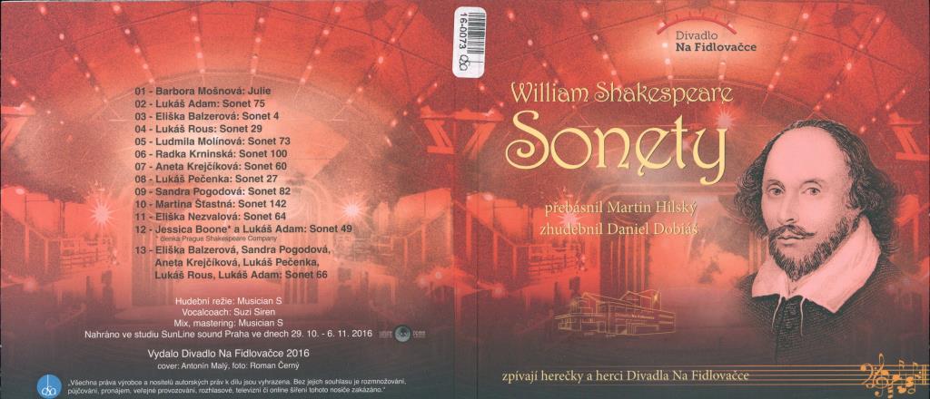 William Shakespeare Sonety