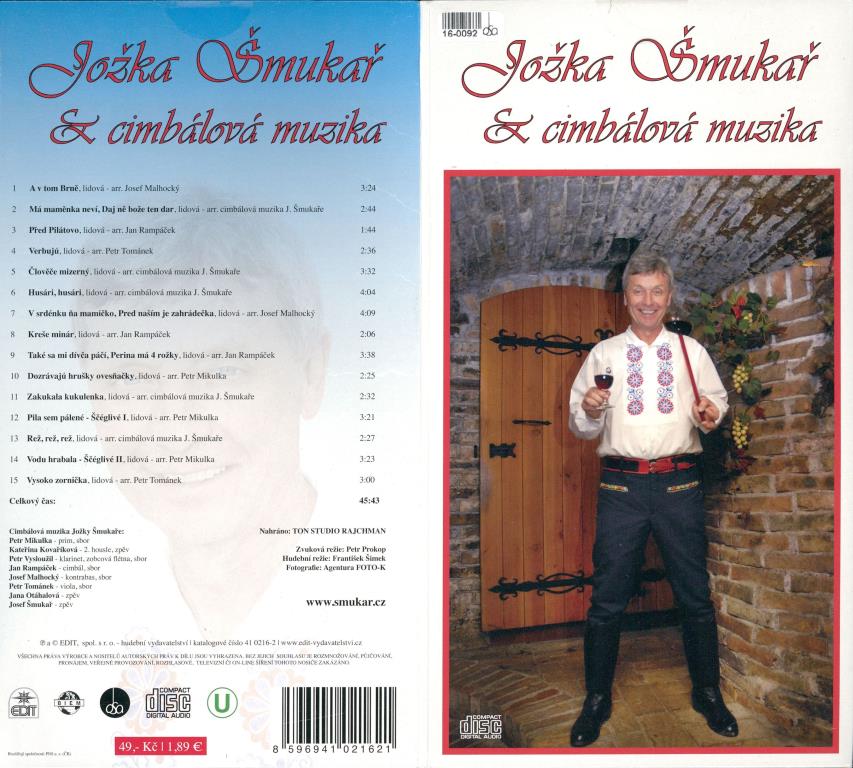 Jožka Šmukař a cimbálová muzika