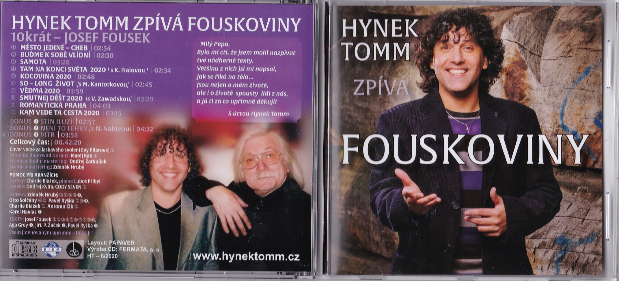 Hynek Tomm zpívá fouskoviny