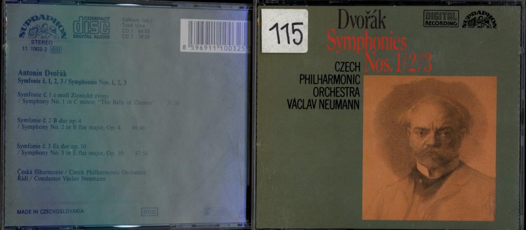 Dvořák - Symphonies Nos. 1/2/3