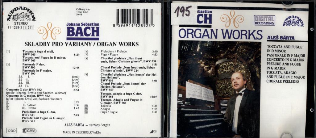 Bach organ works