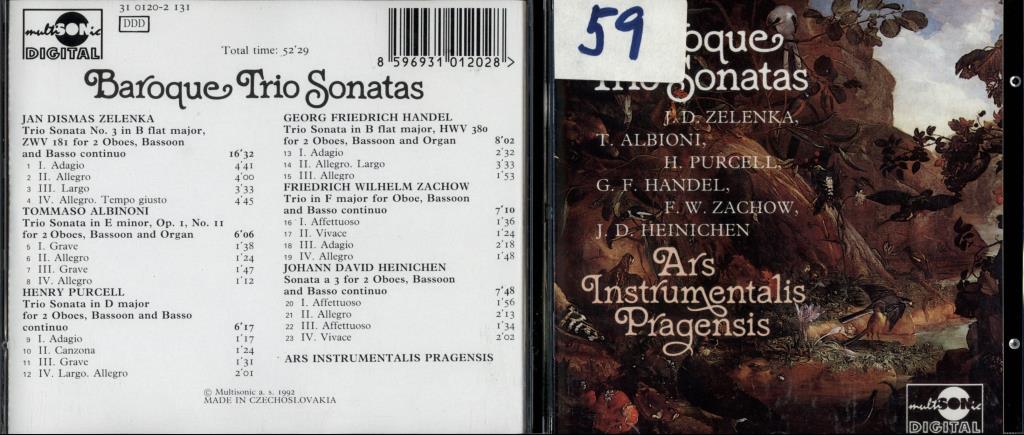 Baroque trio sonatas