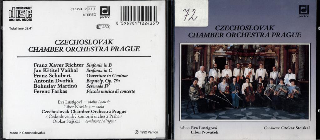 Czechoslovak chamber orchestra Prague