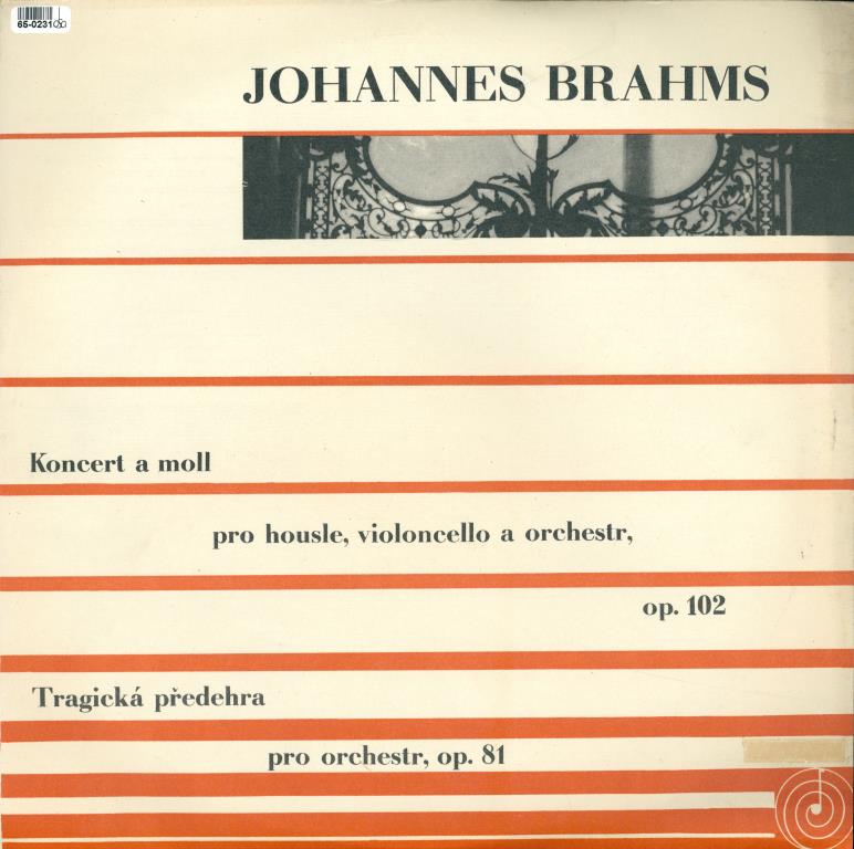 Koncert A Moll Pro Housle, Violoncello A Orchestr, Op. 102 / Tragická Předehra, Op. 81