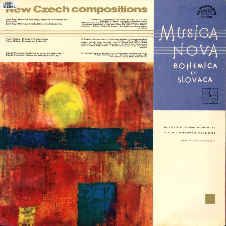 Musica Nova Bohemica et Slovaca