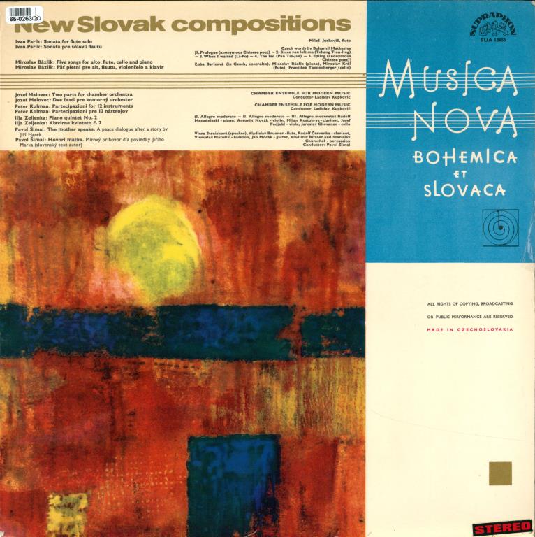 Musica Nova Bohemica et Slovaca