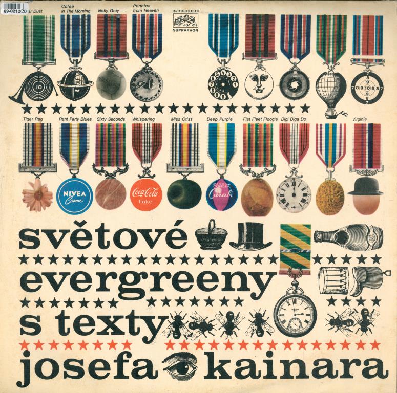 Světové evergreeny s texty Josef Kainara