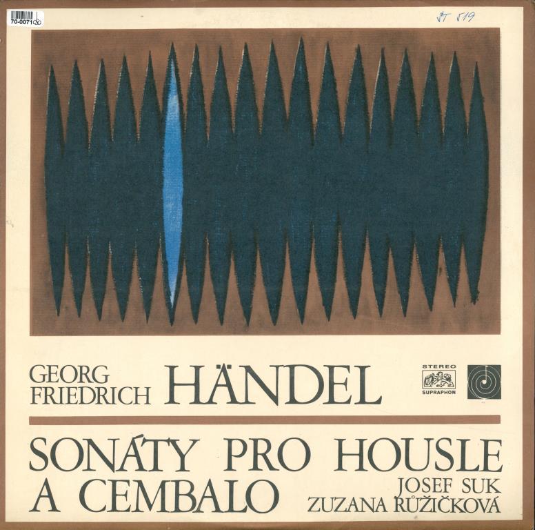 Georg Friedrich Händel - Sonáty pro housle a cembalo