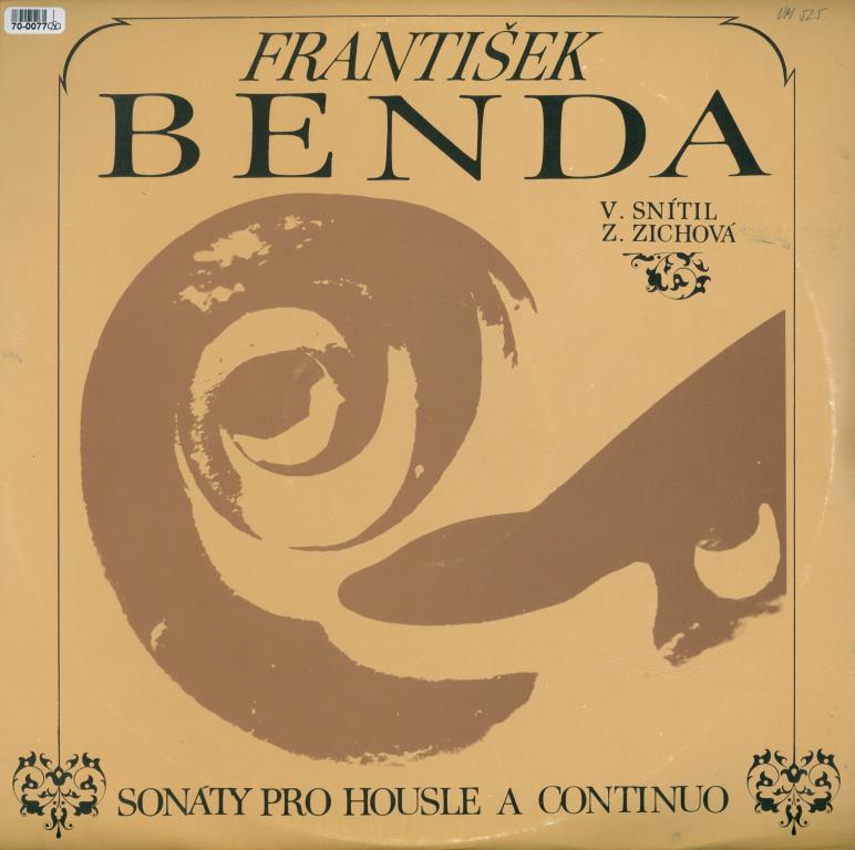 František Benda - Sonáty pro housle a continuo