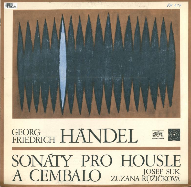 Georg Friedrich Händel - Sonáty pro housle a cembalo