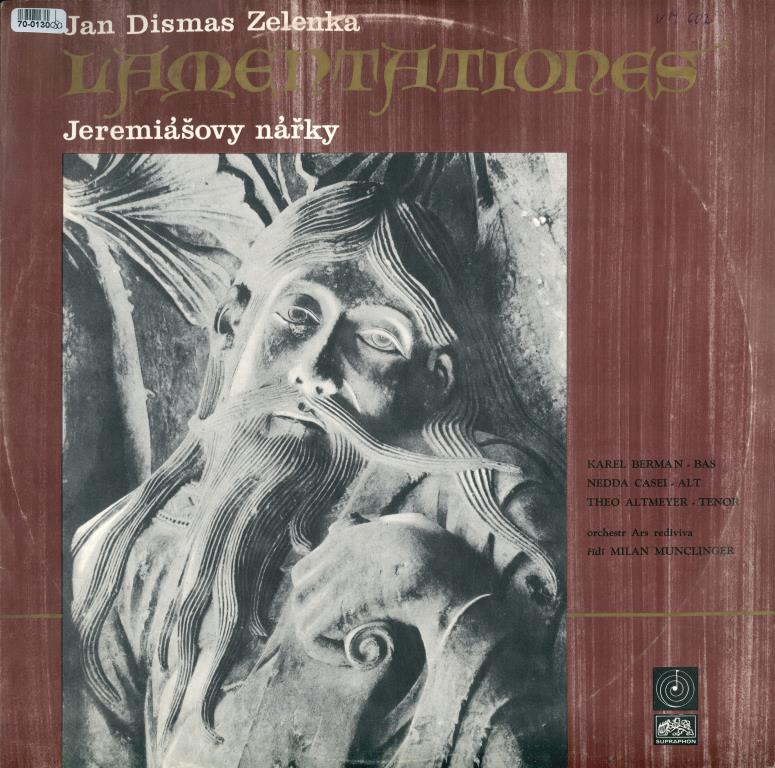 Jan Dismas Zelenka - Lamentationes, Jeremiášovy nářky