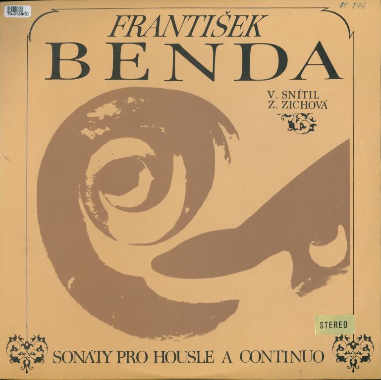 František Benda - Sonáty pro housle a continuo