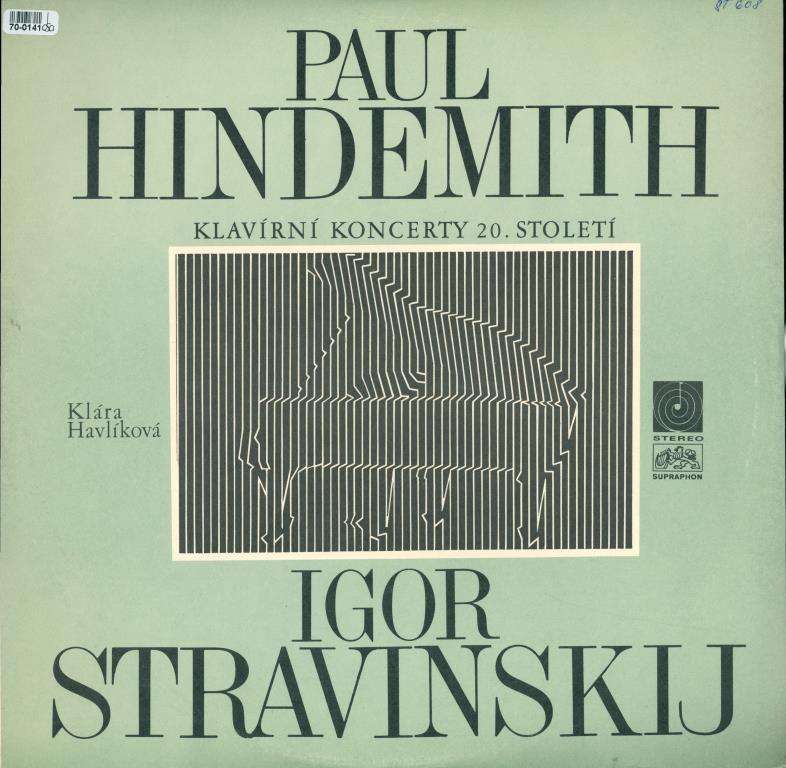 Paul Hindemith- Klavírní koncerty, Igor Stravinskij - Capriccio pro klavír a orchestr