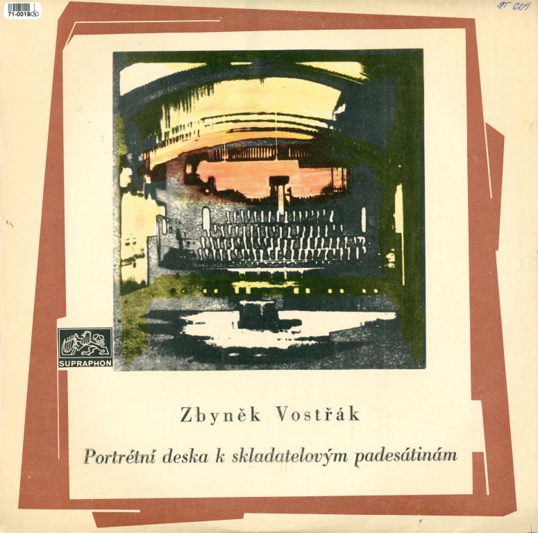 Zbyněk Vostřák - Portrétní deska k skladatelovým padesátinám