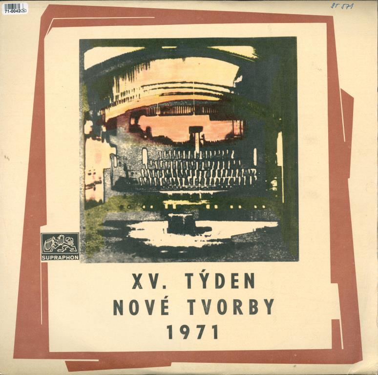 XV. týden nové tvorby 1971