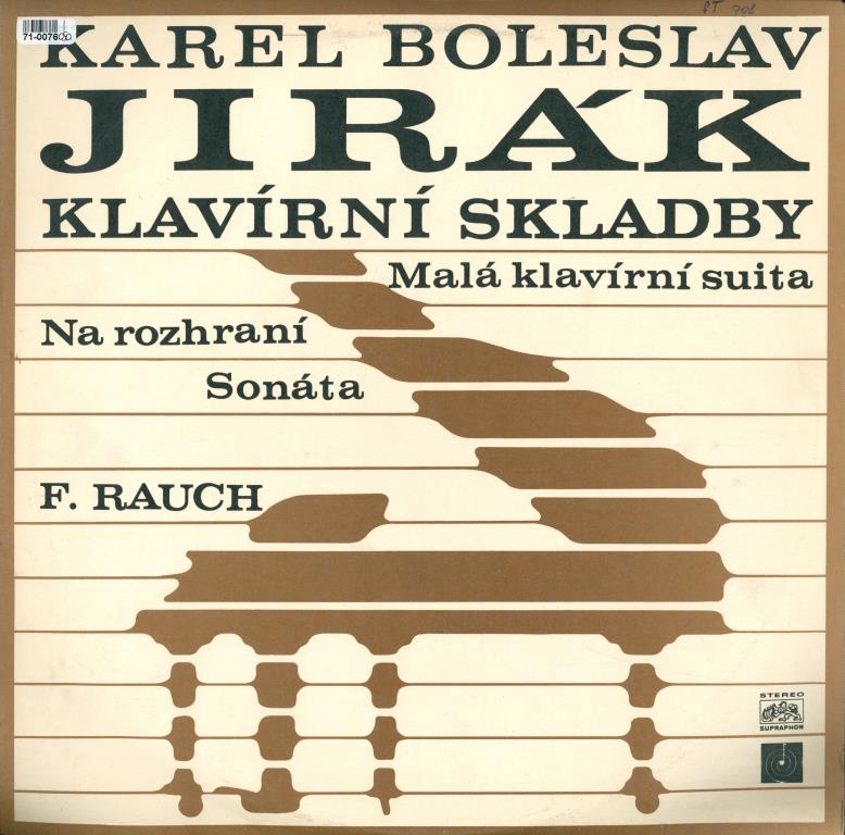 Karel Boleslav Jirák - Klavírní skladby