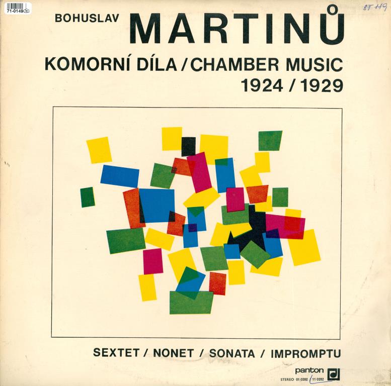 Bohuslav Martinů - Komorní díla 1924 / 1929