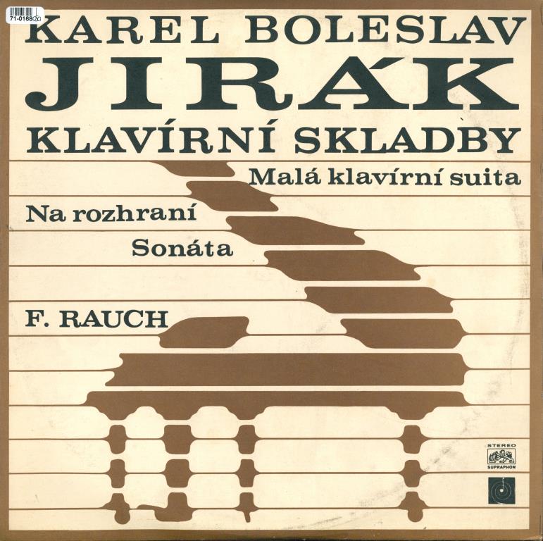 Karel Boleslav Jirák - Klavírní skladby