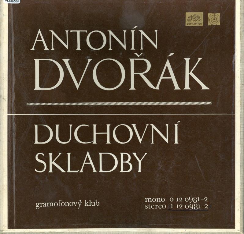 Antonín Dvořák - Duchovní skladby