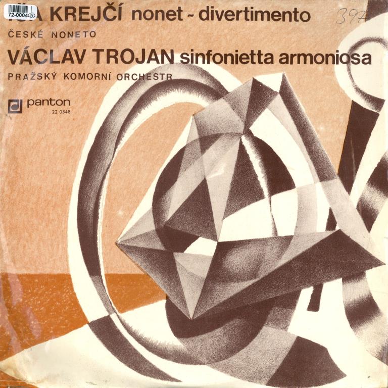 Iša Krejčí - Nonet-divertimento, Václav Trojan - Sinfonietta armoniosa