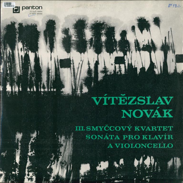 Vítězslav Novák - III. smyčcový kvartet, Sonáta