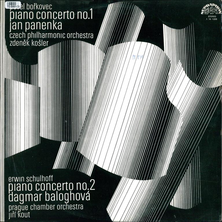 Pavel Bořkovec - Piano concerto no.1, Erwin Schulhoff - Piano concerto no. 2