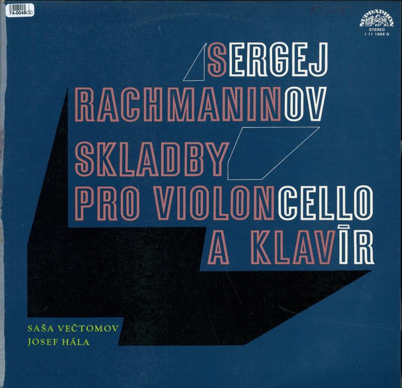 Sonáta G moll pro violoncello a klavír, Dvě skladby pro violoncello a klavír