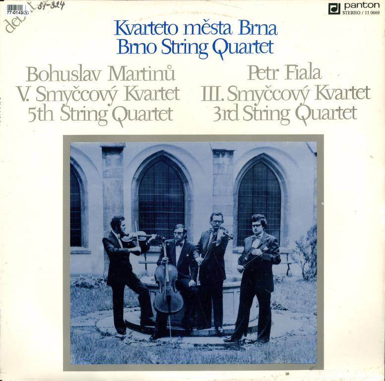 Martinů - V. Smyčcový kvartet, Fiala - III. smyčcový kvartet