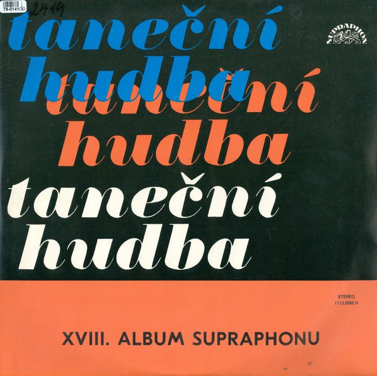 Taneční hudba - XVIII. album Supraphonu