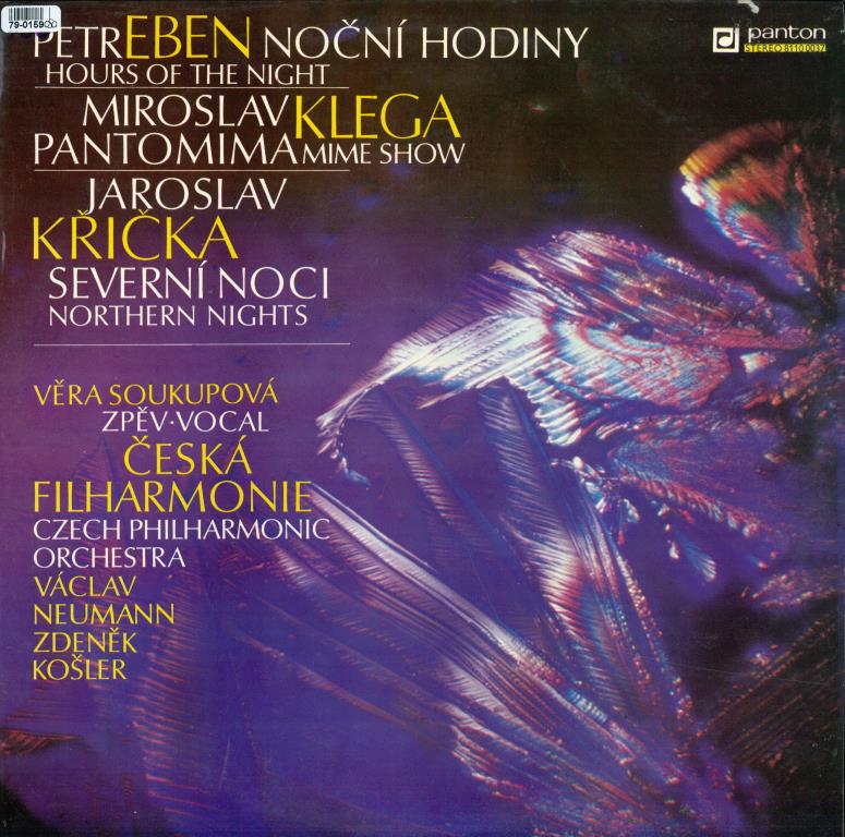 Petr Eben - Noční hudby, Miroslav Klega - Pantomima, Jaroslav Křička - Severní noci