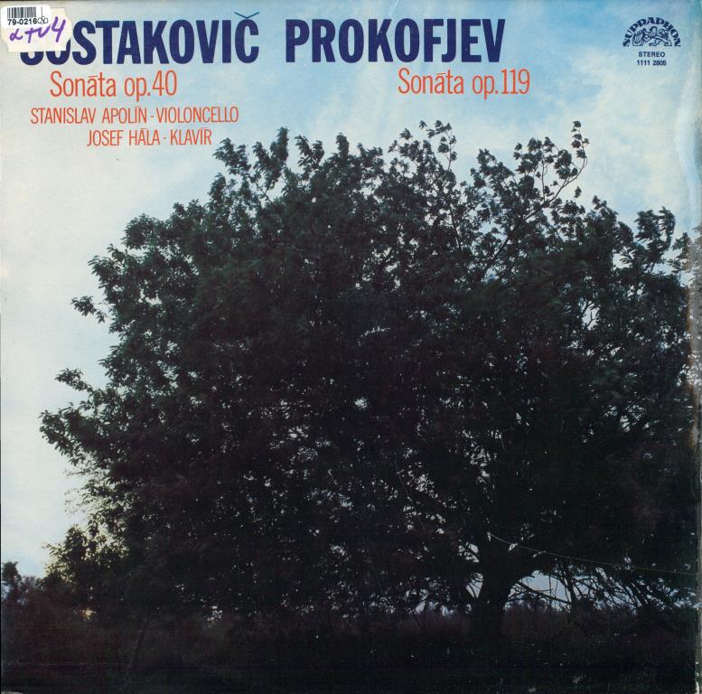 Šostakovič - Sonáta op. 40, Prokofjev - Sonáta op. 119