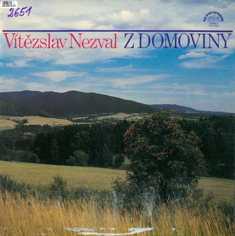 Z domoviny - Vítězslav Nezval