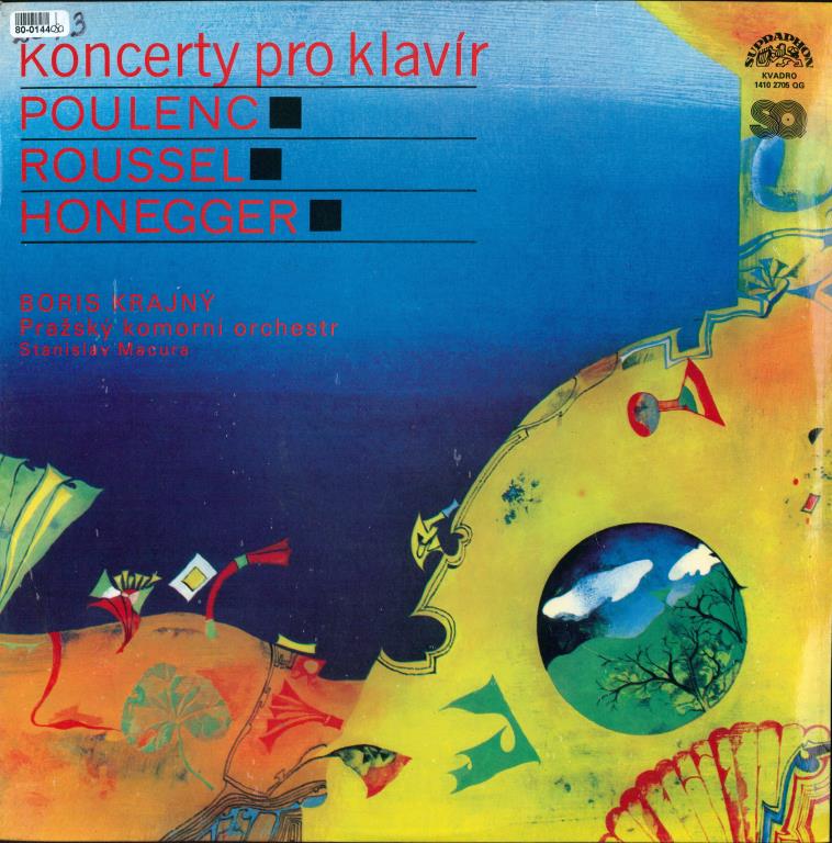 Koncerty pro klavír - Poulenc, Roussel, Honegger