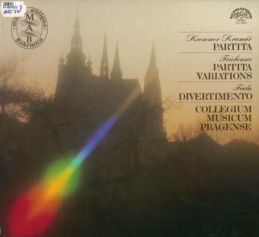 Krommer-Kramář - Partita, Triebense - Partita, Variations, Fiala - Divertimento