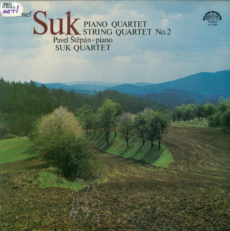 Piano Quartet, String quatet No. 2 - Josef Suk