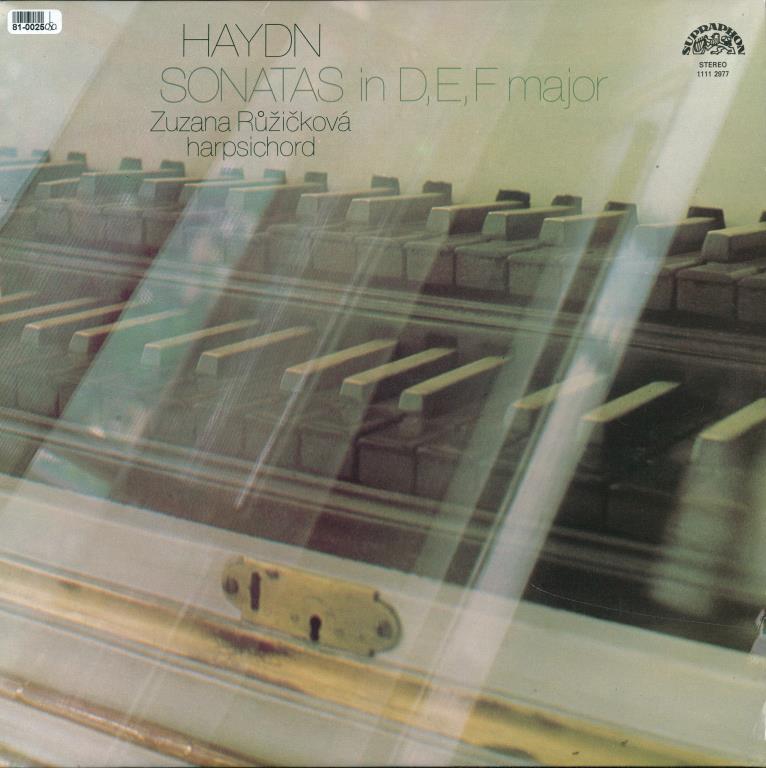 Haydn - Sonata in D, E, F major