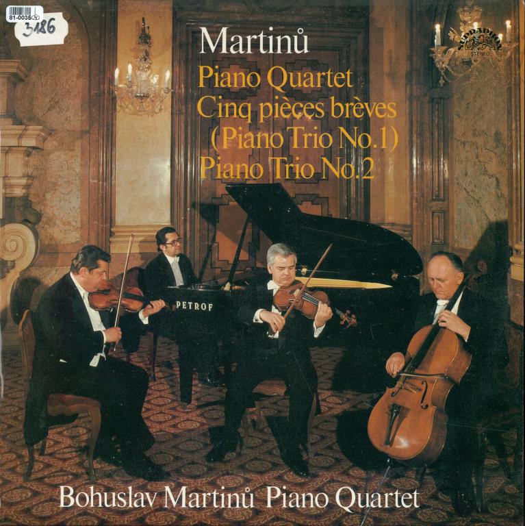 Bohuslav Martinů - Piano Quartet