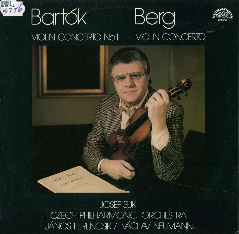 Bartók - Violin concerto No. 1, Berg - Violin concerto