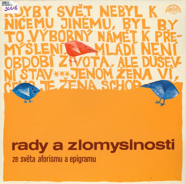 Rady a zlomyslnosti ze světa aforismu a epigramu