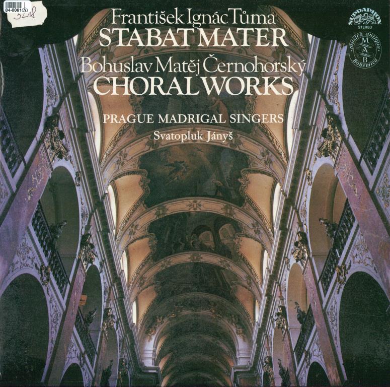 Stabat mater - Tůma, Choral works - Černohorský