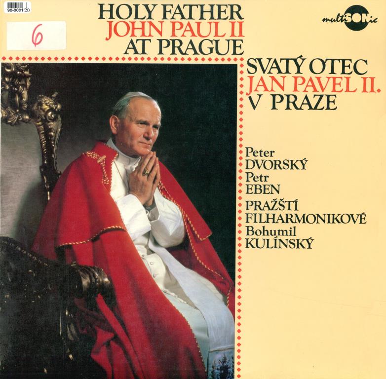 Holy father John Paul II at Prague - Svatý otec Jan Pavel II v Praze