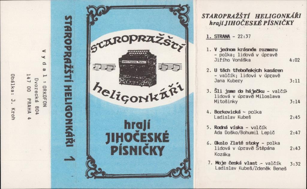 Staropražští heligonkáři 1 - Jihočeské písničky