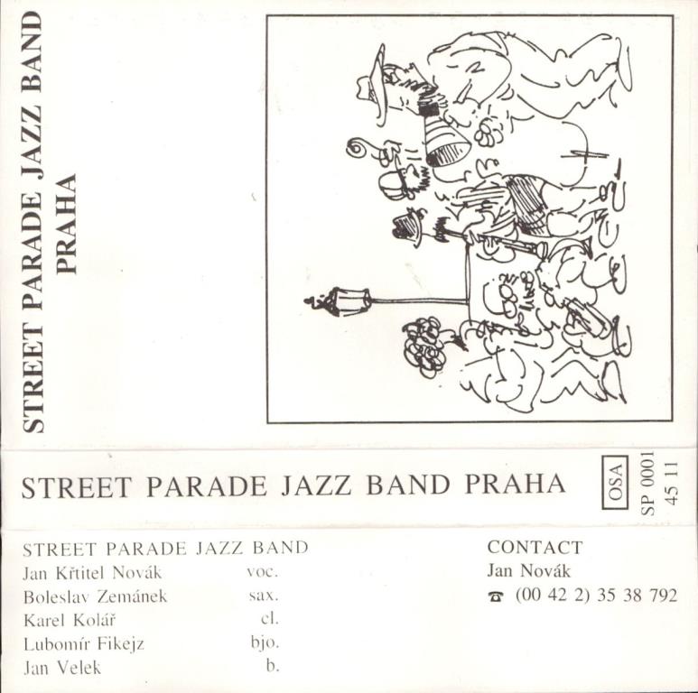 Street parade jazz band Praha