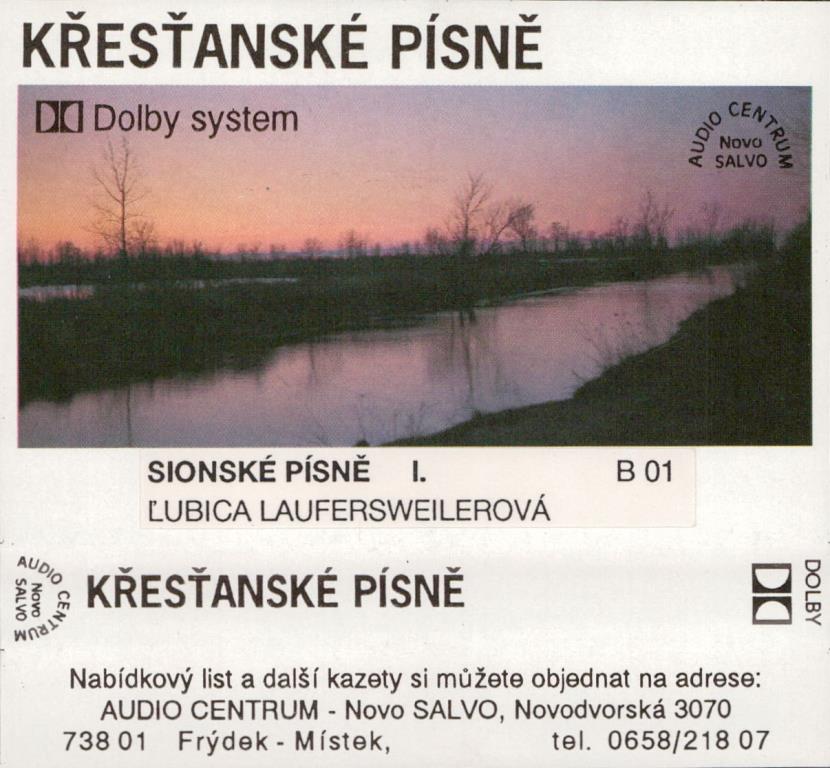 Křesťanské písně - Sionské písně I.