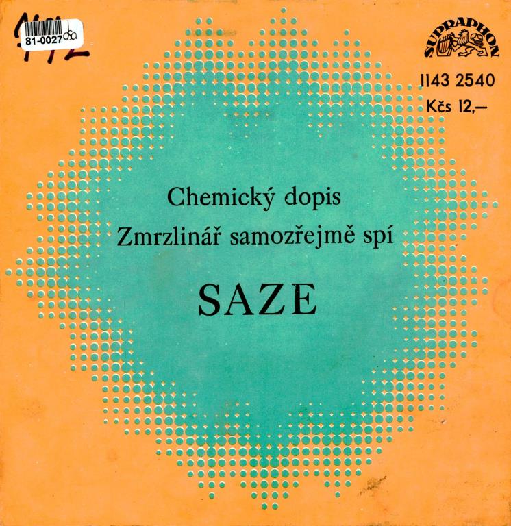 Chemický dopis | Zmrzlinář samozřejmě...