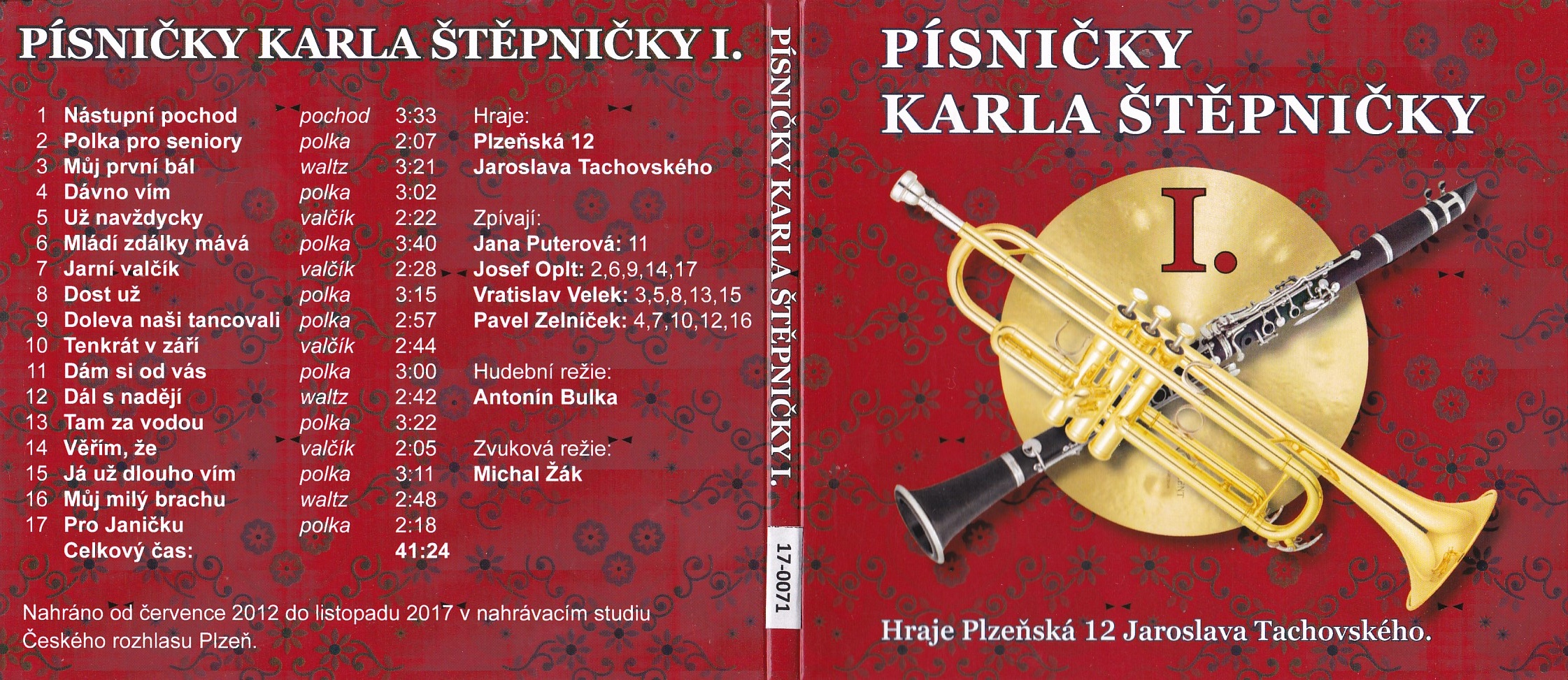 Písničky Karla Štěpničky 1.; 
